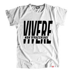 T-shirt “Vivere non vivacchiare”