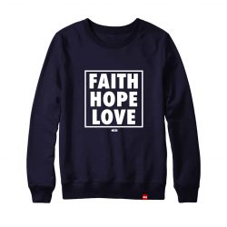 Felpa “Hope Faith Love”